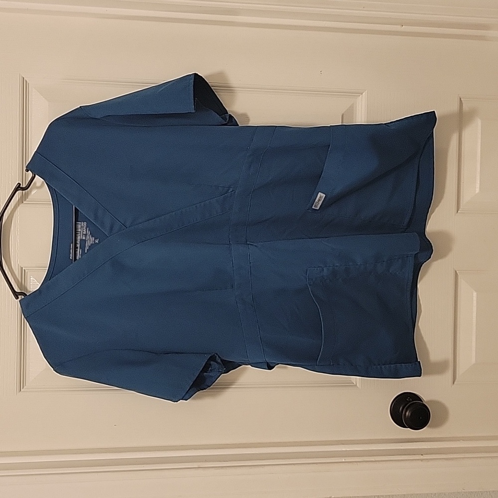 Grey's Anatomy Professional Wear Scrub Top XL Blue